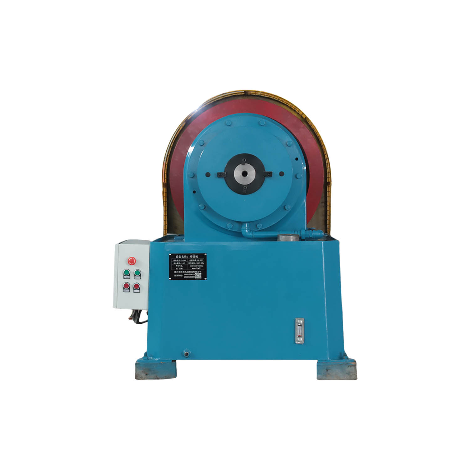 Manual tapered tube machine