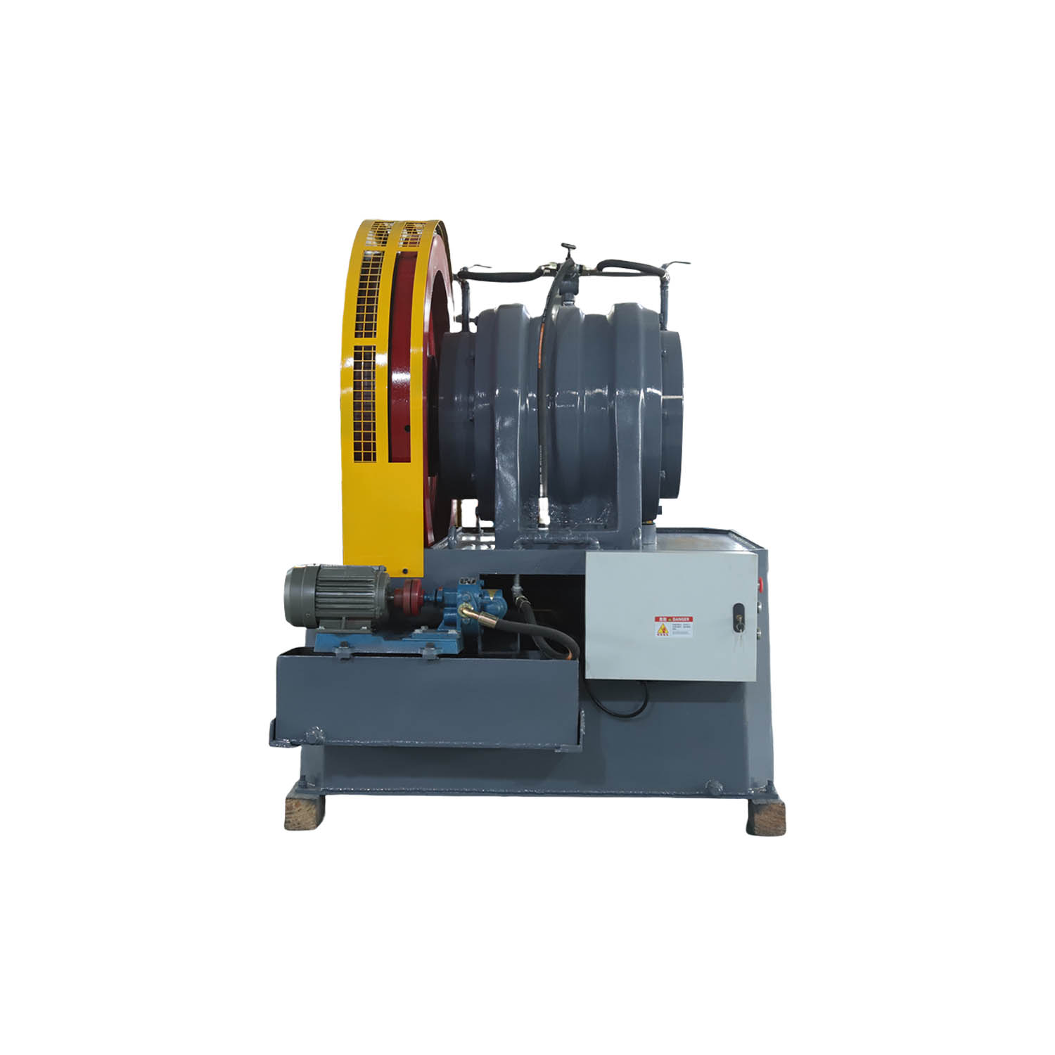 Metal tube embossing machine