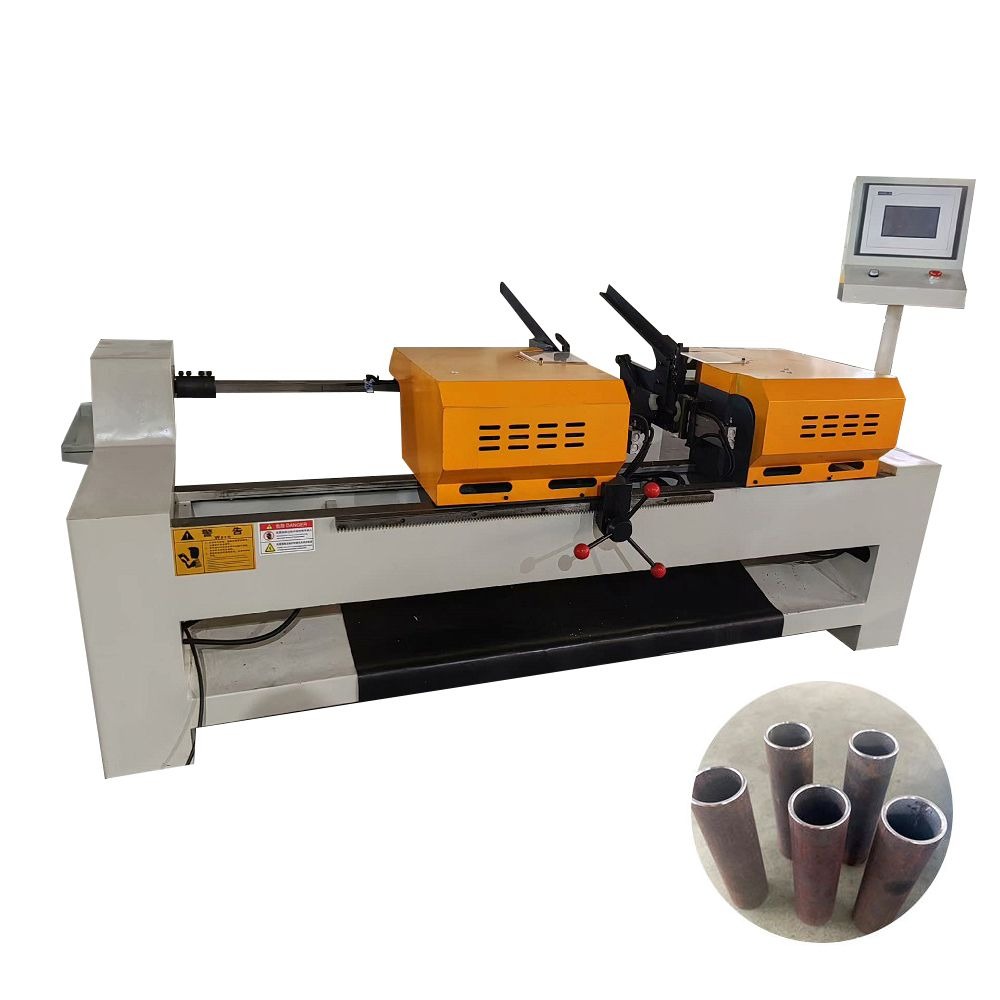 Double-headed chamfering machine