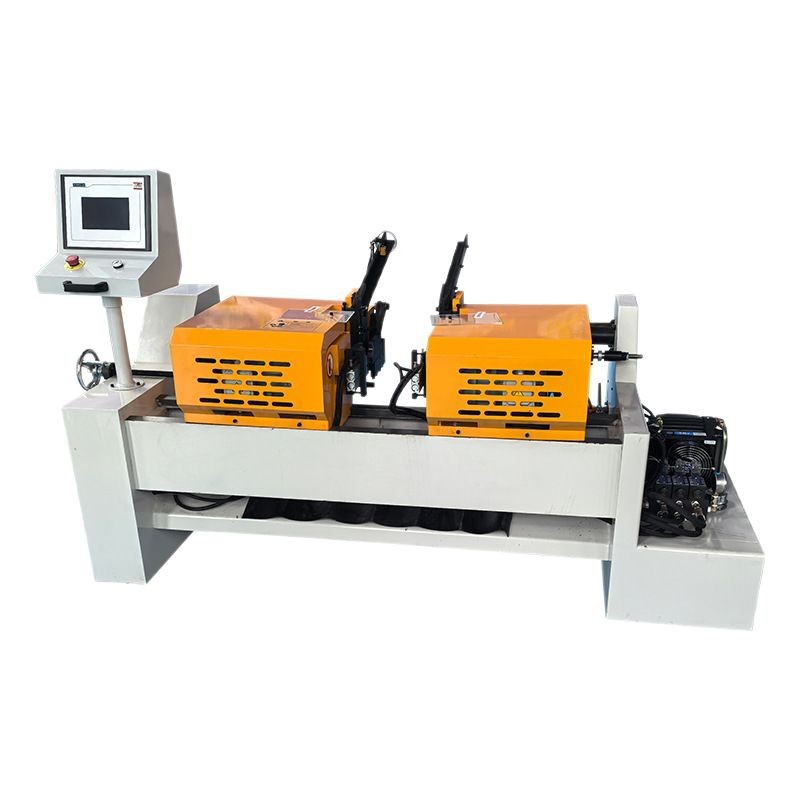 Double-headed chamfering machine