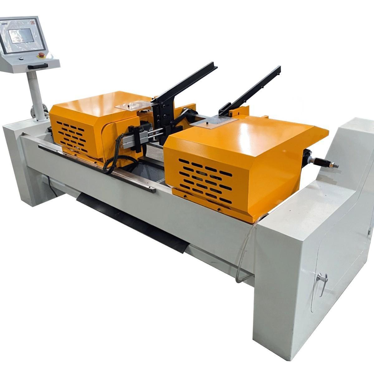 Double-headed chamfering machine